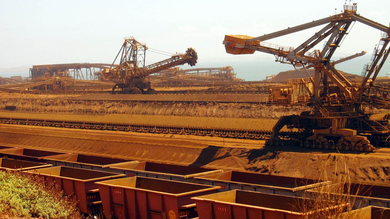 Iron ore prices climbed six per cent in the past week. Picture: Amy Coopes/AFP