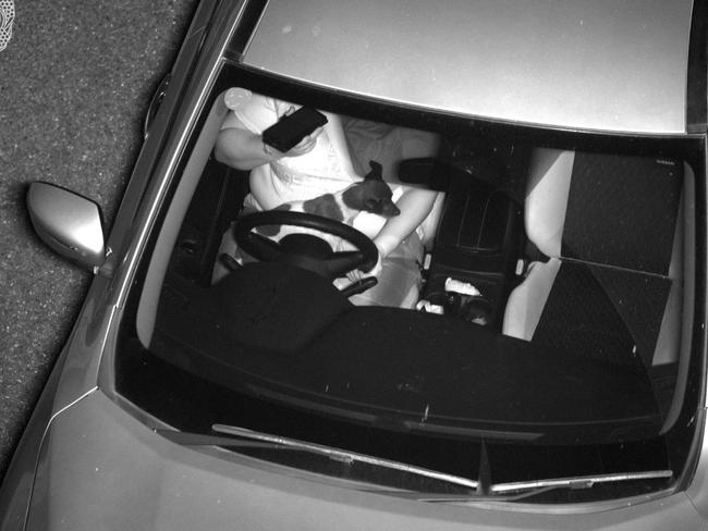 Driver caught by mobile phone detection cameras in a one month period. Picture: SA Police