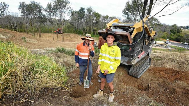 Gavin Brosnan and Jake Ahern. Picture: Renee Albrecht