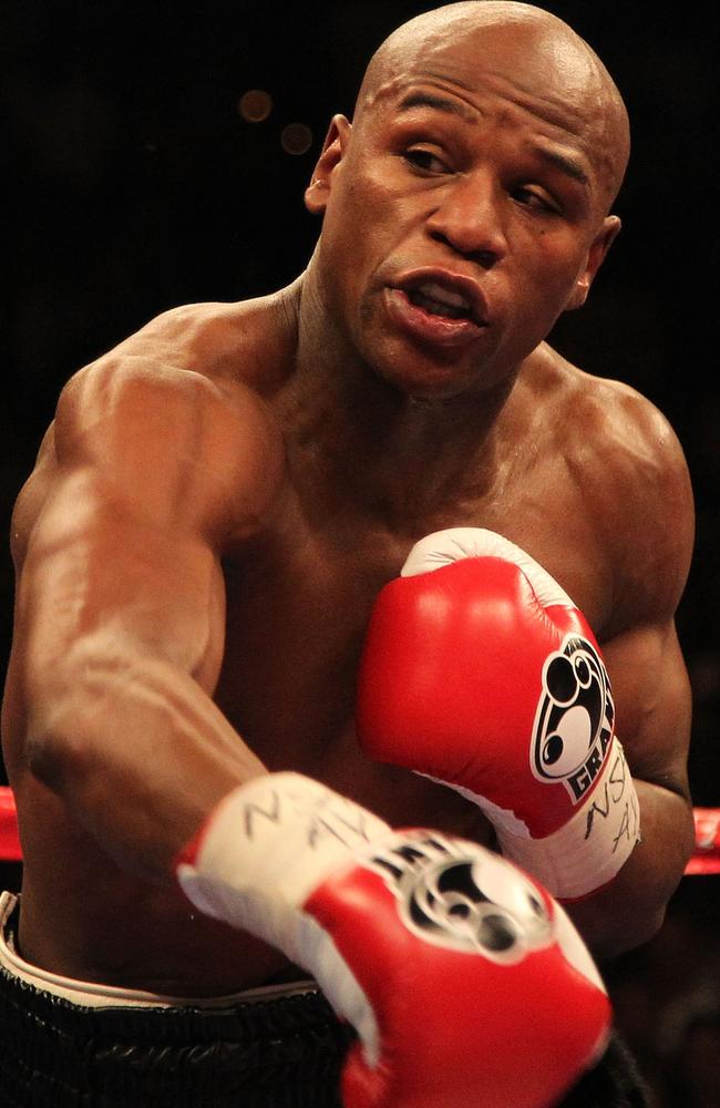 Undefeated boxing star Floyd Mayweather.