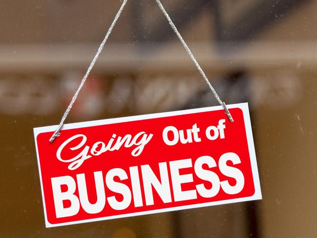 Going out of business stock image / file photo / picture.