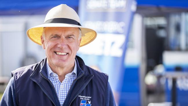 Senator Eric Abetz at Agfest 2021. Picture: Rob Burnett