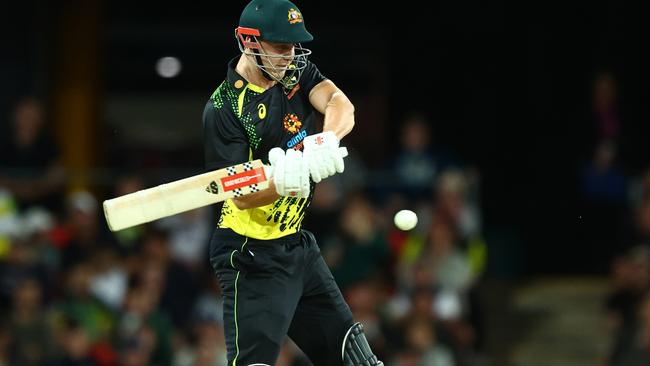 Cameron Green played the opening four Cup warm-up games as an opening batsman. Picture: Getty Images