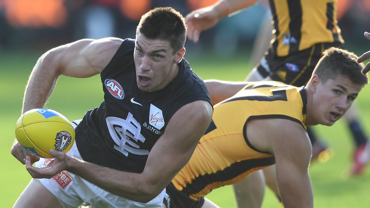 The Round 9 Carlton-Hawthorn clash has been rescheduled. Picture: Julian Smith