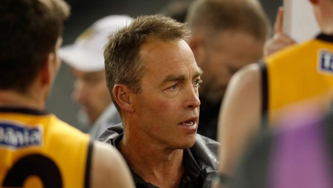 Hawthorn coach Alastair Clarkson has criticised the way games are unfolding