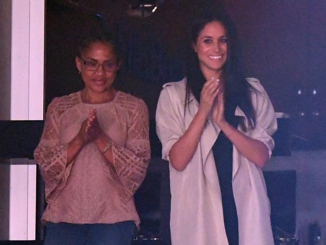 Meghan Markle with her mother, Doria Ragland, at the  Invictus Games in Toronto.