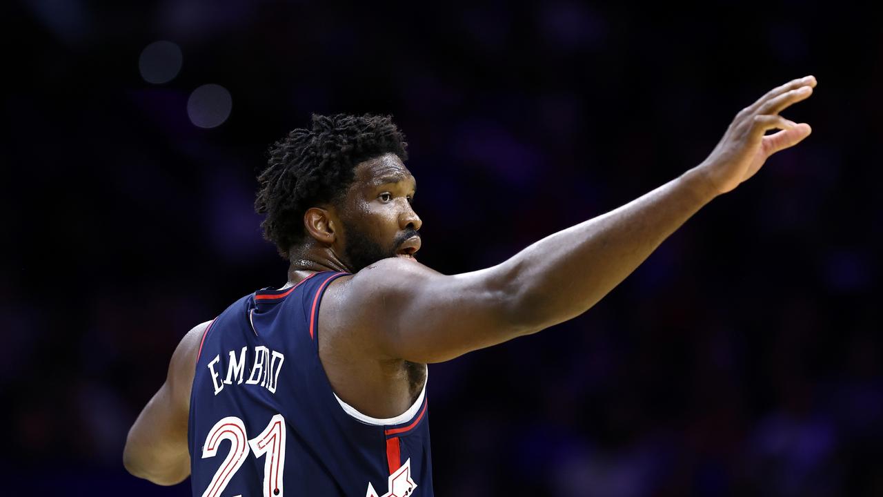 Joel Embiid is dominating for the Sixers. (Photo by Tim Nwachukwu/Getty Images)