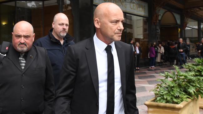 Former NSW Detective Gary Jubelin, right, has attended the William Tyrrell coronial inquest. Picture: AAP