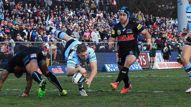 Lack of depth in the outside backs could see Jacob Gagan land a first grade spot. pic Mark Evans