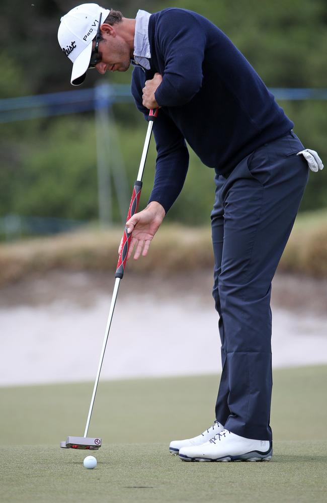 Adam Scott ditches putter, Tiger Woods at Augusta Daily Telegraph