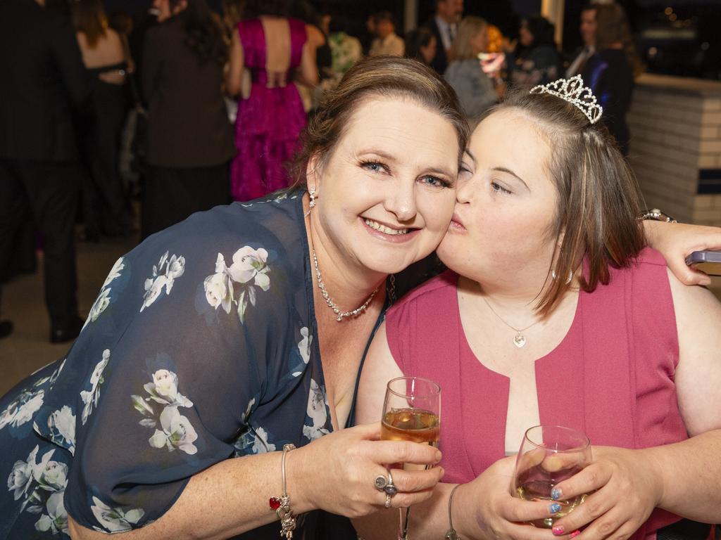 Tina and daughter Jazmyn Wilson at the Business disABILITY Awards. Picture: Kevin Farmer