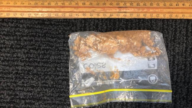 Heroin allegedly seized during a police raid in Cessnock.