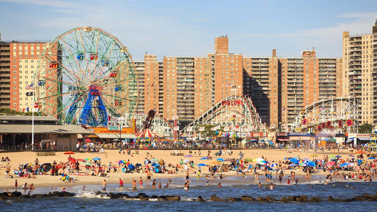 The beach at Coney Island in Brooklyn, New York, is free.