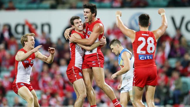 Lewis Melican has recommitted to the Swans. Matt King/AFL Media/Getty Images