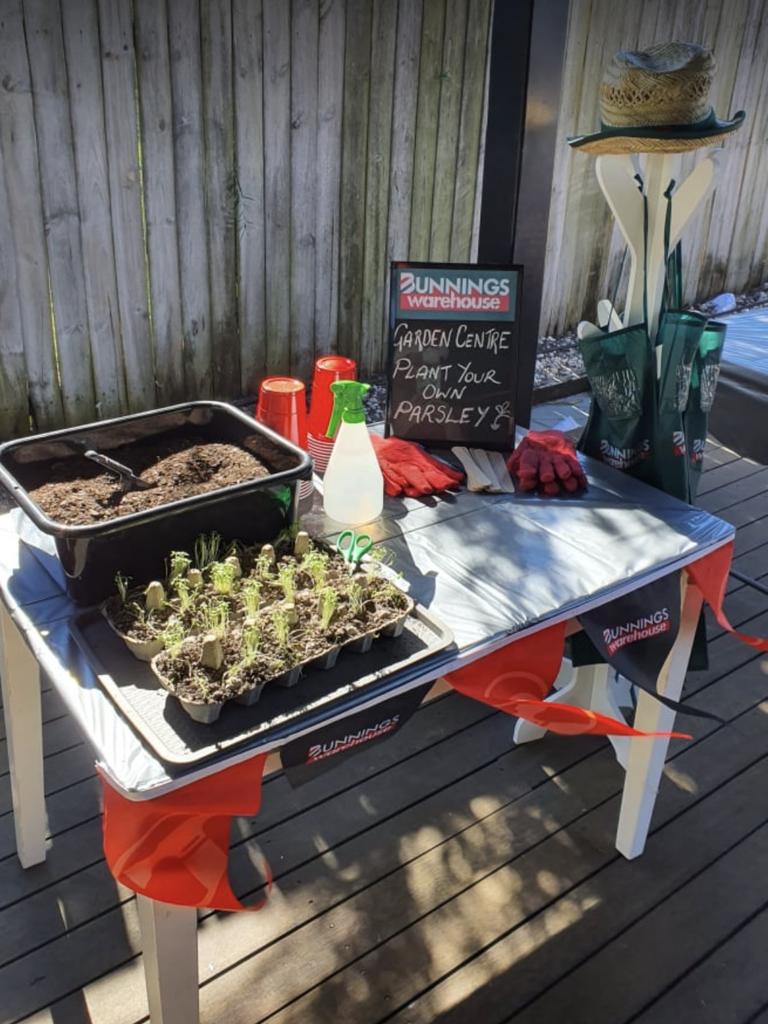The party included a ‘garden centre’. Picture: Supplied.