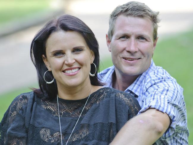 Chris and Kim Newsome who met on reality TV show 'The Farmer Wants a Wife’. Picture: Supplied