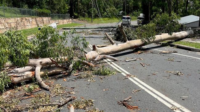 Energex work to restore thousands of damaged power lines across Southeast Queensland following the Christmas Day storm