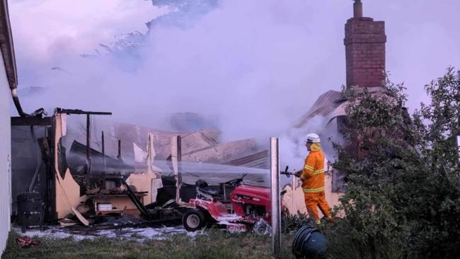 Fire destroys the home of family of five at Melton Mowbray in early hours of Friday, November 8 morning. Picture: Supplied