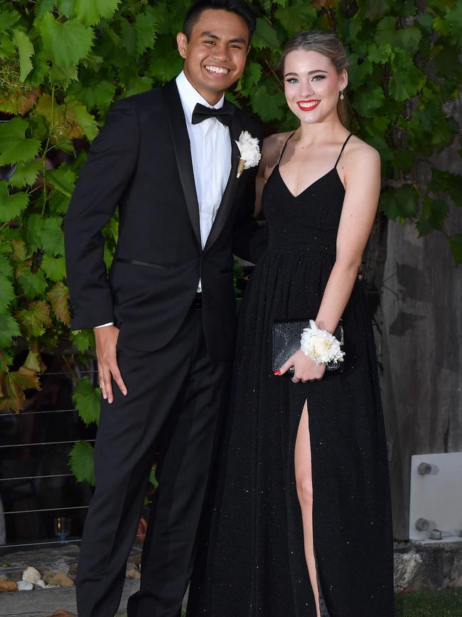 Renzo Tagaro Maya Cully Parklands Christian College formal. Friday November 19, 2021. Picture, John Gass