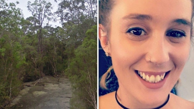 Police have identified the body of a woman found wrapped in plastic at Cockle Creek (left) as Danielle Easey (right).