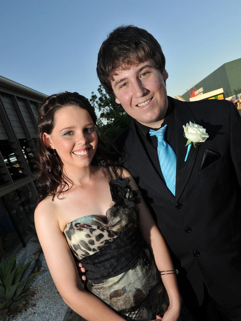 Felicia Datlen and Billy Weston at the Bundaberg High School Prom. Photo: Scottie Simmonds/NewsMail