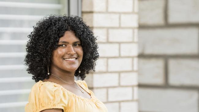 Fairholme College graduate Janithya Dharmawardhane achieved an ATAR of 99.25, Monday, January 22, 2024. Picture: Kevin Farmer