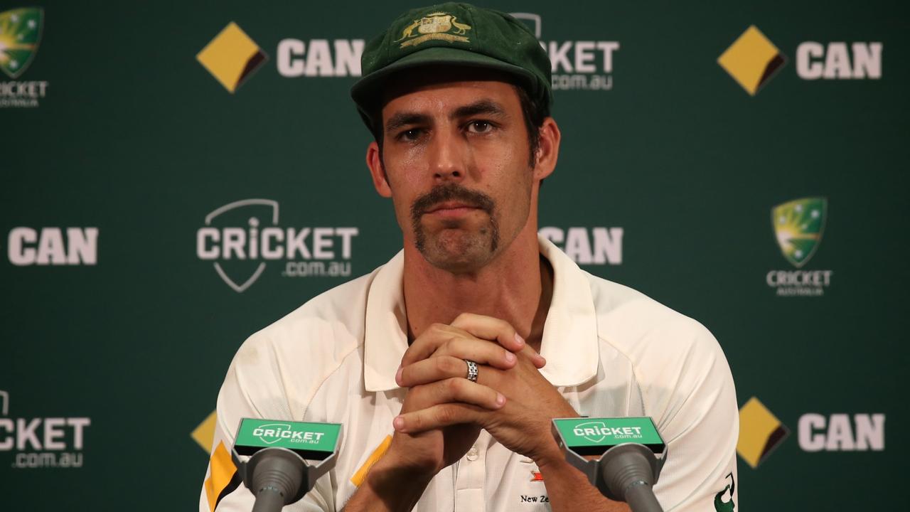 Mitchell Johnson unleashed hell. AAP Image/Richard Wainwright.