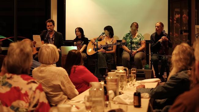 The Watershed's Autumn Seasonal Feast, catered by students from Wynyard High School and featuring a performance by 'Songs in the Key of Pam'. Picture: Facebook