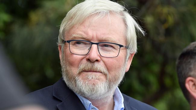 Kevin Rudd led Labor to its last mercy victory in 2007. Picture: Patrick Woods.