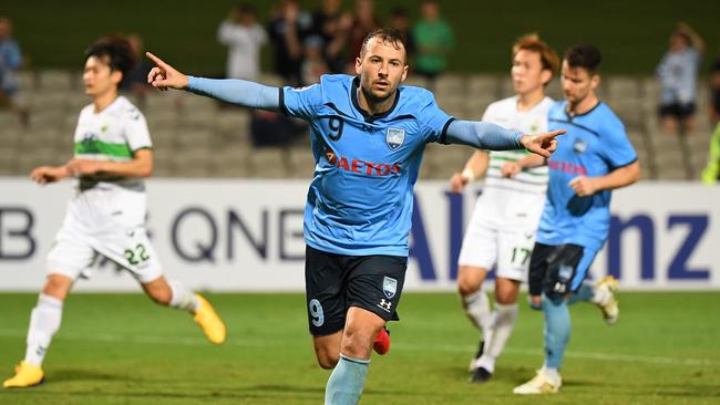 Sydney FC’s goalscoring hero Adam Le Fondre had led the club’s title defence