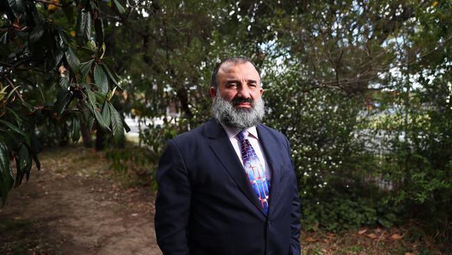 Founder of the Islamic Friendship Association of Australia Keysar Trad said he was in favour of any type of medication that would prevent the spread of a virus. Picture: John Feder