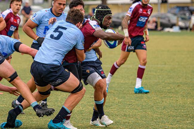 Dan Malum. Super Rugby Under-19s action between the Reds and Waratahs. Picture courtesy of James Auclair.