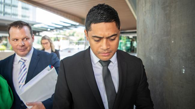 Anthony Milford pleaded guilty to public nuisance and wilful damage. Picture: Brad Fleet