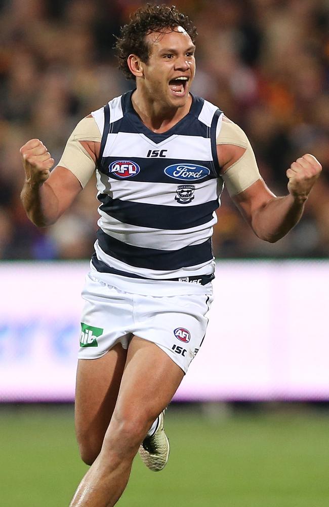 Steven Motlop is an important cog in Geelong’s premiership machine. Picture: Getty