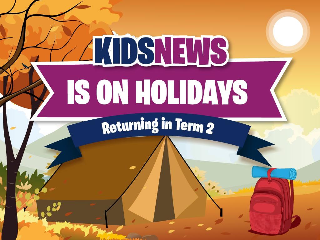 KIDS NEWS 2025: evergreen holder artwork AUTUMN HOLIDAYS, 4:3 thumbnail plus subs. Picture: Darren Gover