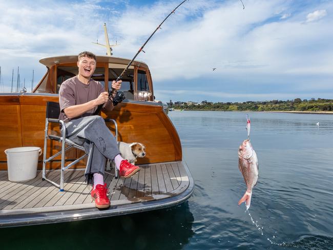 WARNING HOLD UNTIL ADFTER GF Hawthorn star Jack Ginnivan at Sandringham Yacht Club for ambassador for boat show. Picture: Jason Edwards