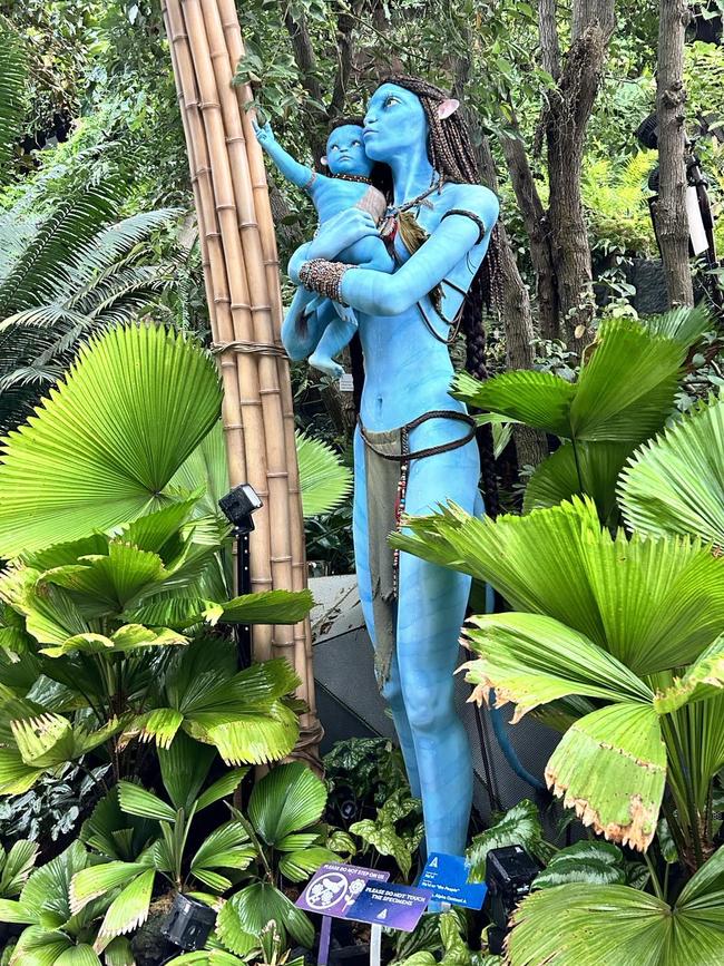 I went to Gardens by the Bay and was lucky enough to catch the Avatar experience, which is on until September. Picture: news.com.au/RebekahScanlan