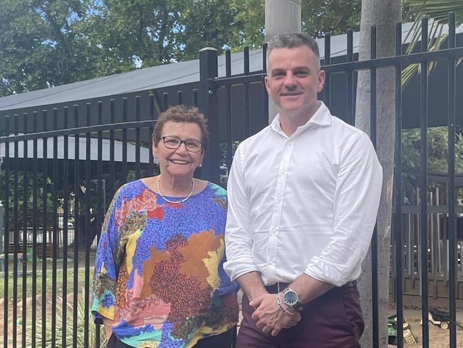 Aunty Rachel Atkinson, Board Executive of SNAICC â National Voice for our Children - and Queensland First Children and Families board member and Brad Chilcott, Thrive by Five Queensland Alliance convenor.