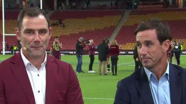 Cameron Smith didn't know what to do. Photo: Channel 9