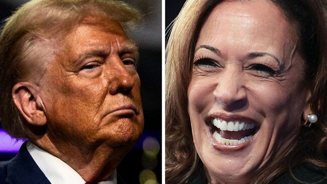 Donald Trump and Kamala Harris.