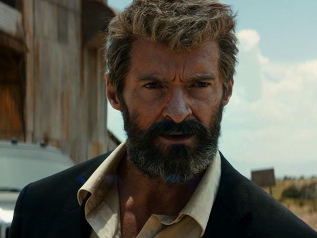 FIERCE: Hugh Jackman in a scene from Logan.