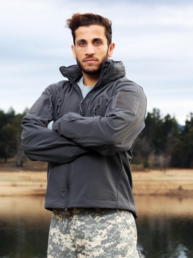 Dirani in a promotional shot for SAS Australia in 2020.