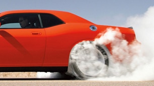 The incident was said to have been like something out of Dukes of Hazzard. Pictured is a generic photo of a burnout.