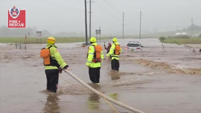 Firefighters Rescue Woman From Floodwaters in Illawarra Region