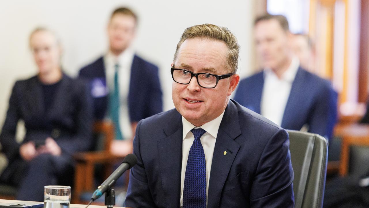 Mr Joyce was grilled over a series of allegations against the airline during a tense senate hearing into the cost of living. Picture NCA NewsWire / Aaron Francis