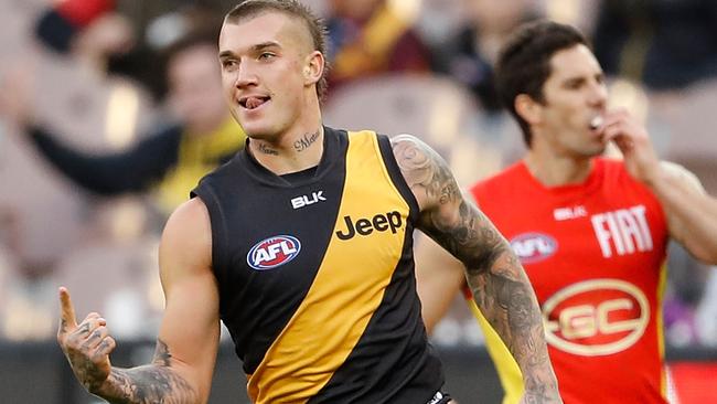 Dustin Martin is hoping to collect his first All-Australian spot alongside two-time All-Australian Alex Rance.