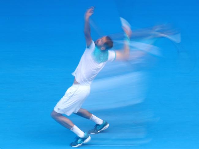 Marin Cilic’s serve is a huge weapon. Photo: Cameron Spencer/Getty Images