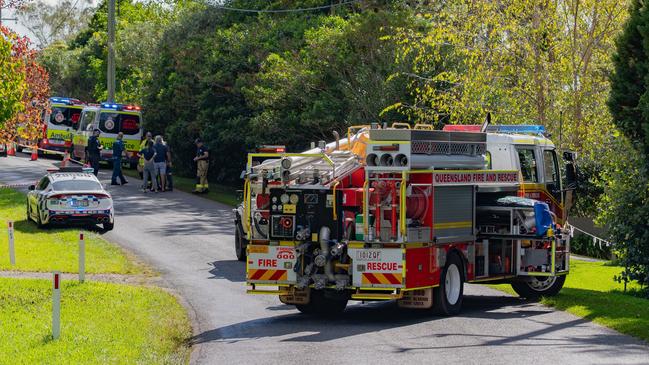 Fire crews and paramedics were also in attendance. Picture: Contributed