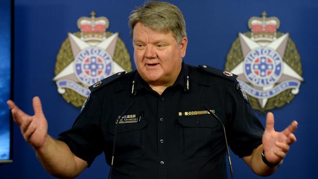 Victoria Police Assistant Commissioner Luke Cornelius. Picture: Andrew Henshaw