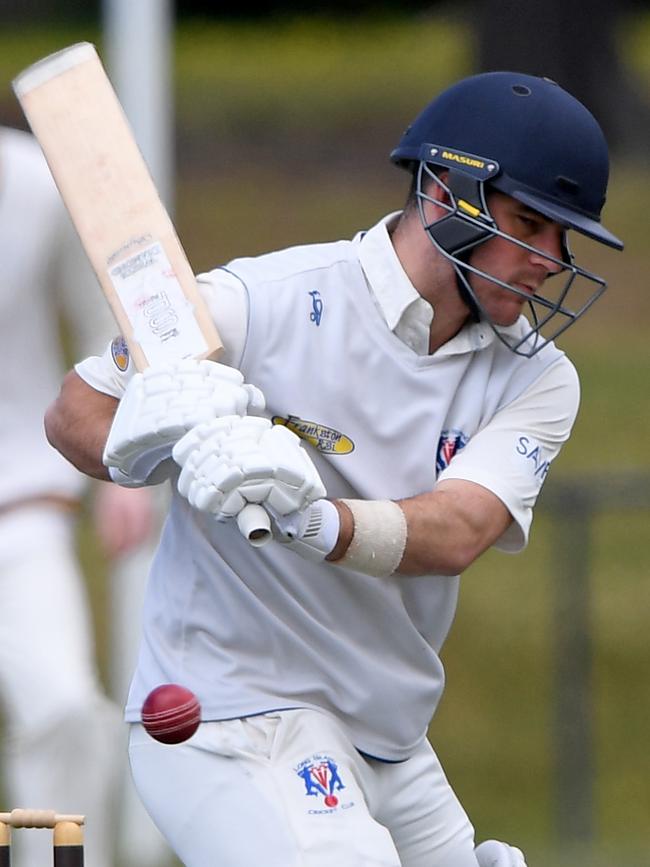 Tom Boxell batting for Long Island. Picture: Andy Brownbill